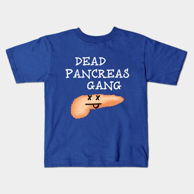 Dead Pancreas Gang #2 Kids T-Shirt by TheDiabeticJourney